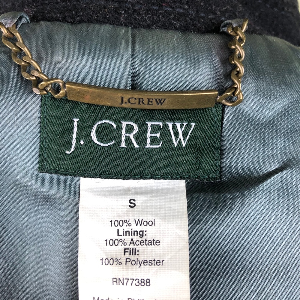 J.Crew Wool Double Breasted Peacoat Size Small - Picture 2 of 7
